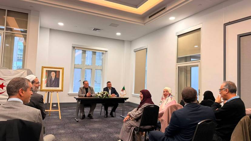 سعادة السفير، السيد نافع مغلاوة يعقد أول لقاء مع الجالية الجزائرية المقيمة بأستراليا